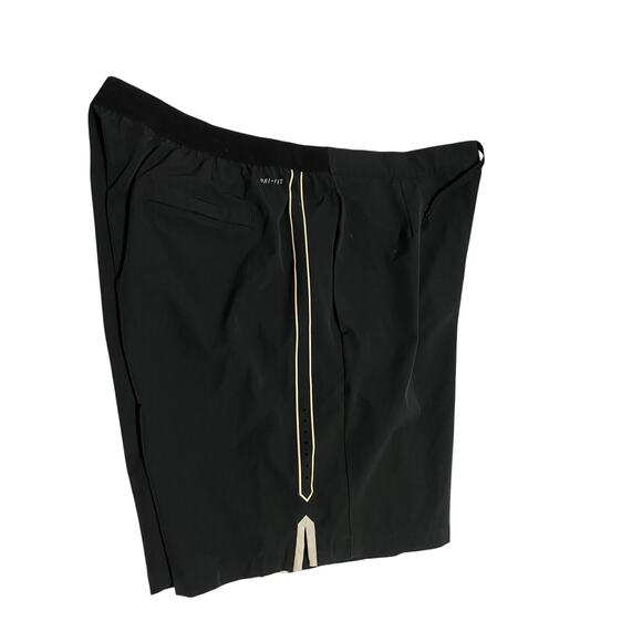 Nike Men's Tennis Shorts Size XXL  Black with With Swoosh 2XL - Picture 3 of 12